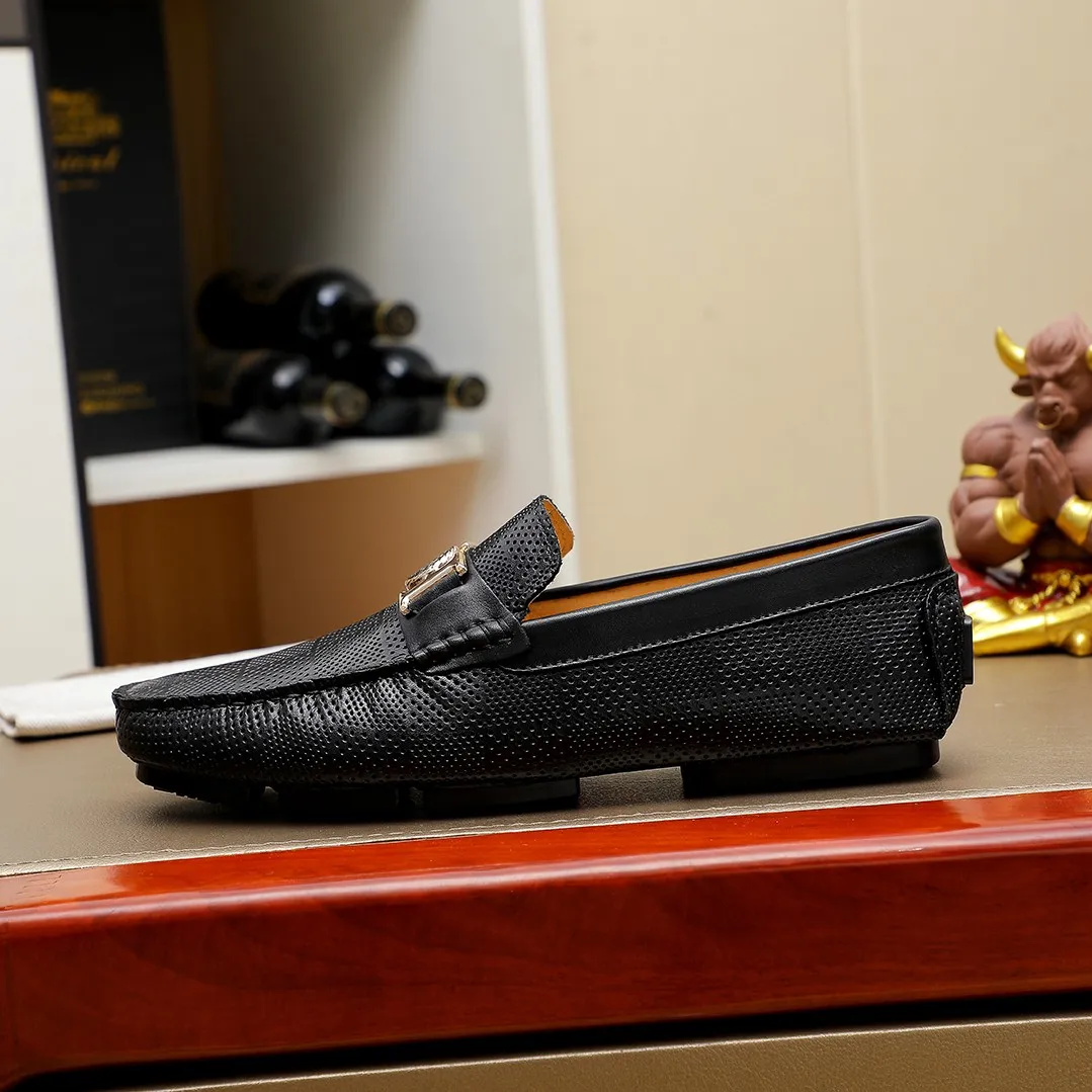 Men's shoes 💰360 🕷🕷【HERMES】The same style as Hermès counters🇨🇳Classic slip-on shoes 1:1 mold opening💯Original quality🍓Using imported first-layer cowhide🍅Pigskin lining🌶🌶Super high-end men's leather shoes🇨🇳Solid and stable Very special🍇color, optional! Code number 38-45……